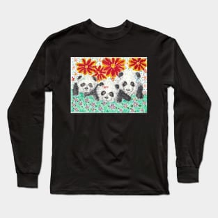 Baby Panda bears Long Sleeve T-Shirt